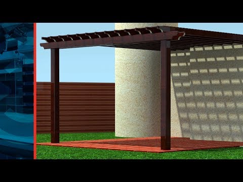 Design a Pergola using Weldments - Episode 10 - SOLIDWORKS Live Design