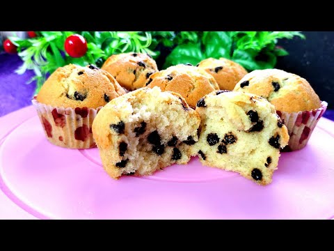 Vanilla choco chip muffin | Ummul rufaidah