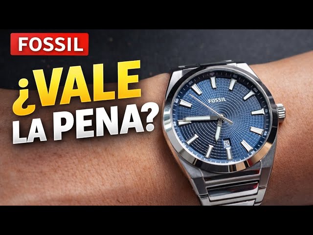 Vídeo relacionado con Fossil Reloj Carraway para Hombre, Movimiento de Cuarzo de Tres manecillas con Correa de Piel o Acero Inoxidable, Marrón