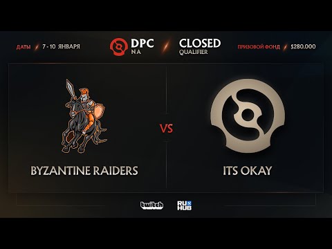 Byzantine Raiders vs It's Okay, Dota Pro Circuit 2021: Season 1 - NA, bo3, game 2 [Mortalles]