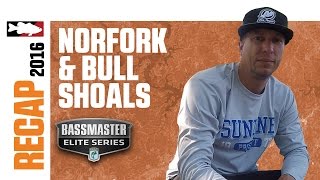 Brent Ehrler's 2016 BASS Bull Shoals/Norfork Recap