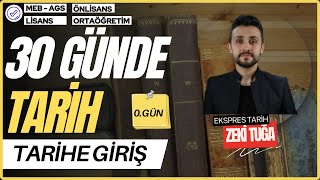 AGS/KPSS HISTORY CAMP IN 30 DAYS (DAY 0)