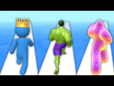 GIANT RUSH vs MUSCLE RUSH vs BLOB RUNNER 3D - Triple Game