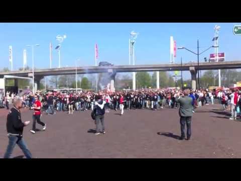 Kampioenswedstrijd AFC Ajax - Willem II (5-0) Corteo & Entrada Vak410