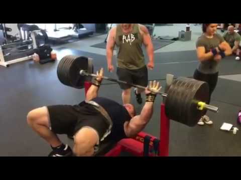 RAW 585 LBs x 3 Bench Press
