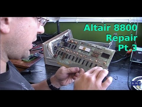 TOTC: Altair 8800 Repair Pt.3 - CPU Board Rev 1