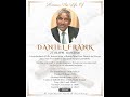 Honour The Life Of Daniel Frank