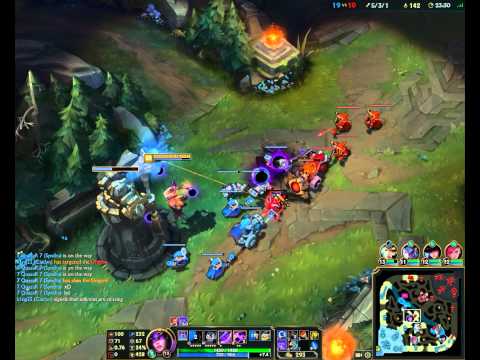 League of Legends mid Syndra vs Brand full game Season 5