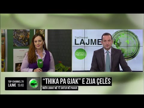 Top Channel/ “Thika pa gjak” e Zija Çelës, ndër librat më të shitur në panair
