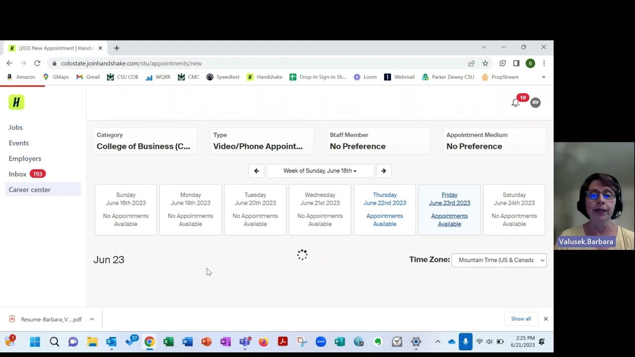 Scheduling Career Counseling Appointments in Handshake video thumbnail