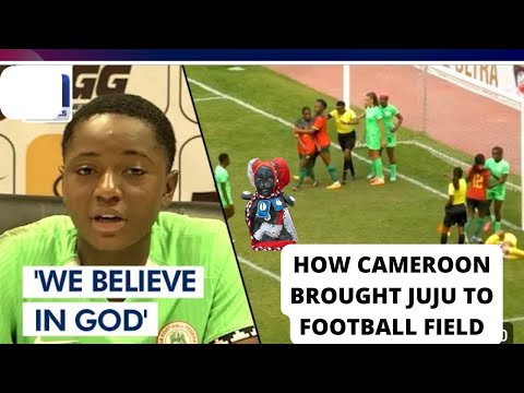 Moment Cameroon players thought the Nigerian Super Falcons used juujuu on them 😁😂