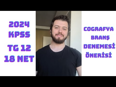 2024 KPSS COĞRAFYA BRANŞ DENEMESİ VE TEKRAR ÖNERİLERİ