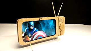 DIY Cardboard TV | How to make Mini Cardboard TV | Easy Handmade craft | best idea