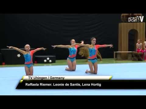 Riemer, De Santis, Hortig - TV Uhingen Germany - Womens Group - Zwingerpokal 2013