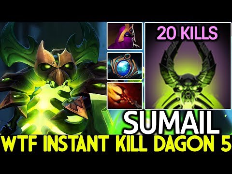 SUMAIL [Pugna] WTF Instant Kill Brutal Dagon 5 Build 7.22 Dota 2