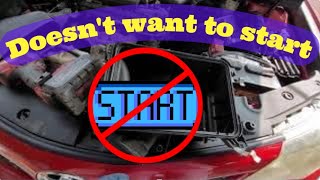 toyota camry no crank no start p0705