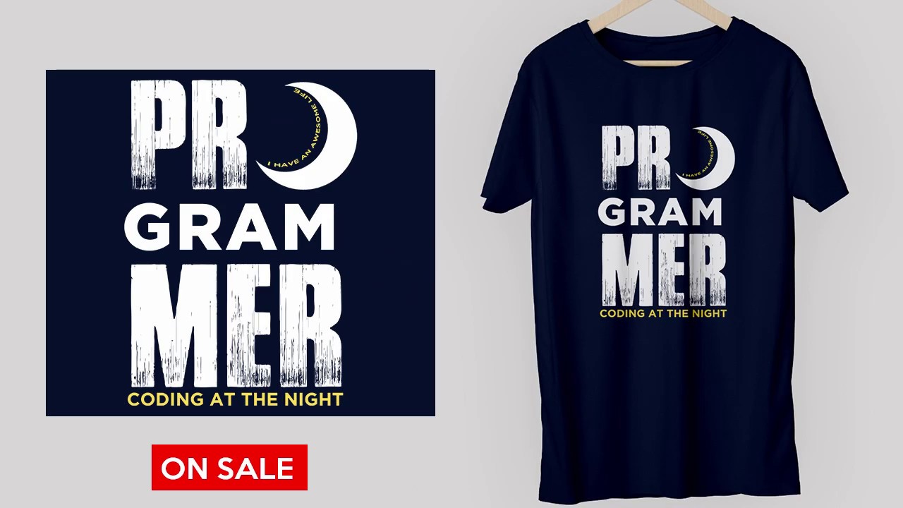 Exclusive Designed Tshirts For Programmers - Programmer Tee