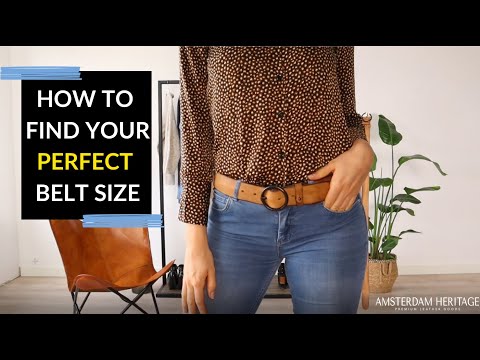 How to Find Your Belt Size at Amsterdam Heritage