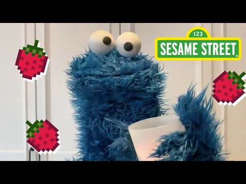 芝麻街。餅乾怪獸的冰激凌 - 餅乾怪獸零食哈拉#2 (Sesame Street: Make a Smoothie with Cookie Monster | Cookie Monster Snack Chat #2)