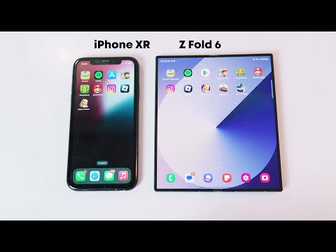 Z Fold 6 Vs iPhone XR – SPEED TEST