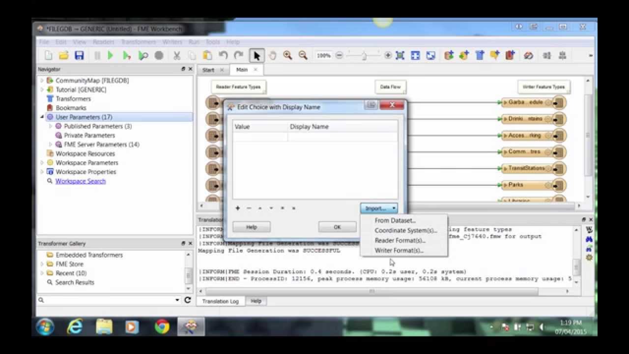 Self-Serve and Published Parameters