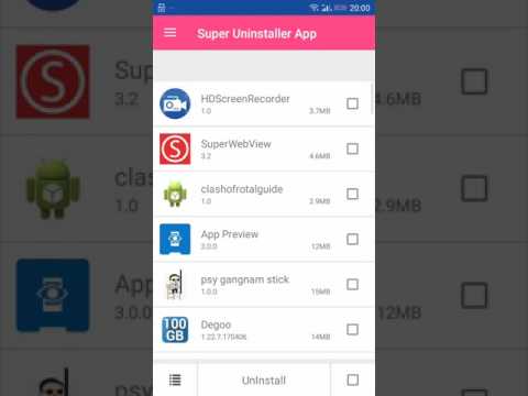 Super Uninstaller App Video