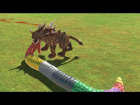 Rainbow Snake VS Every Unit - Animal Revolt Battle Simulator