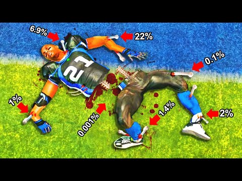 Attempting to get the MOST RARE injuries in Blitz: The League II