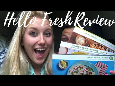 HELLO FRESH REVIEW 2020 | tacos, chicken pasta