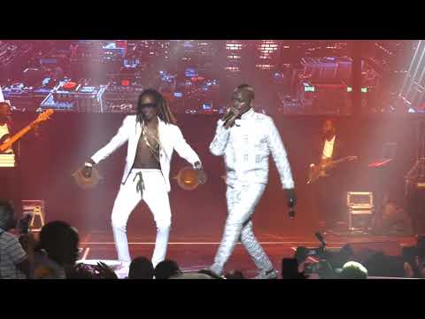 Ykee Benda & Feffe Bussi Performing Kajambo Live At Singa Concert