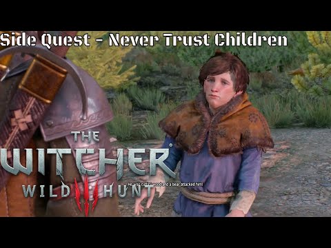 Witcher 3 Side Quest - Never Trust Children (PS4)