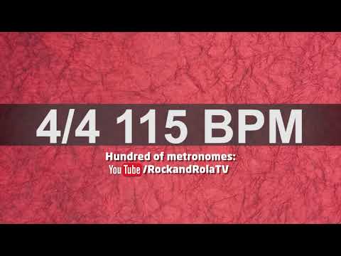 🔴 115 BPM Kick and Hi Hat Metronome