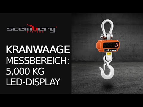 Video - Kranwaage - 5 t / 1 kg - Remote Display