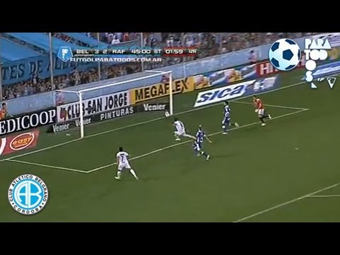 Travesaño para todos. Belgrano 3 - Rafaela 2. Fecha 5. Torneo Inicial 2013. FPT