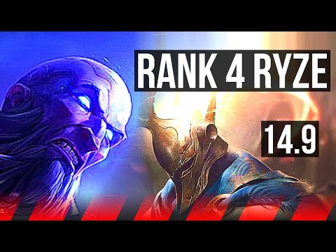 RYZE vs PANTHEON (TOP) | Rank 4 Ryze, 4/0/1 | NA Challenger | 14.9