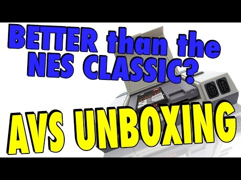 AVS UNBOXING | Better than the NES CLASSIC? | NES HDMI System from retroUSB