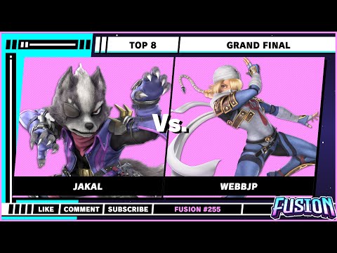 Fusion # 255 - Grand Final - Jakal (Wolf) [ W ] VS WebbJP (Sheik) [ L ] - Ultimate Singles