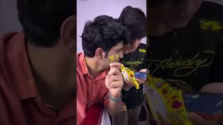 A  hindu boy went to apply colour to a muslim girlfrend #shortsvideo #holi #holispecial