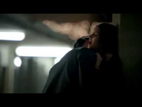 Damon and Elena's second kiss! the vampire diaries