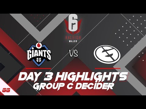 Vodafone Giants vs Evil Geniuses | Six Major Raleigh Highlights