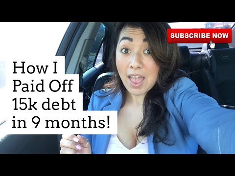 How I Paid Off 15k Debt in 9 Months!