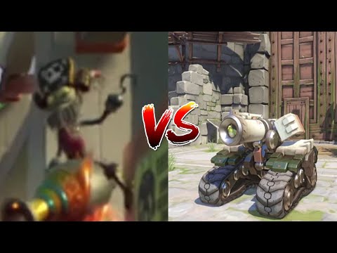 Captain Deadbeard Cannon Rodeo vs Bastion Tank Mode