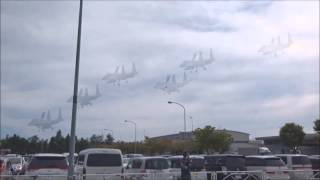 preview picture of video '小松基地航空祭　F-15J　編隊＆機動飛行　2014/9/20'