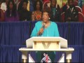 Dr  Barbara McCoo Lewis introduces Argatha Gilmore