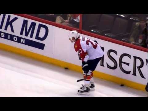 Alex Kovalev during pre-game warm-up at the Panthers @ Senators hockey game