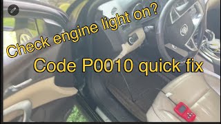 Repairing code P0010 2013 Buick Regal  or any ecotech engine.  VVT solenoid failure and replacement