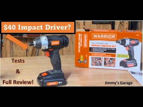 New! WARRIOR 18V 1/4" Hex Impact Driver- Tests & Full Review!