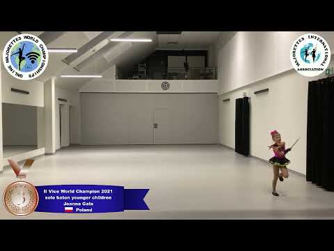 solo baton younger children - II Vice World Champion 2021 - Joanna Gała
