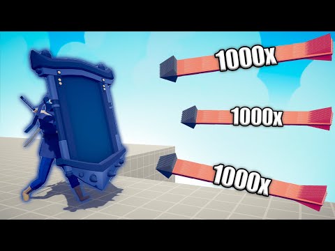 NINJA MIRROR SHIELD vs 1000x OVERPOWERED UNITS - TABS | Totally Accurate Battle Simulator 2023