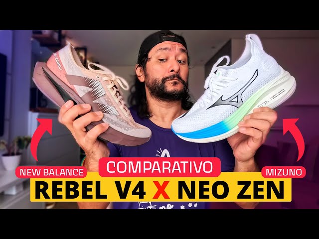New Balance Rebel V4 X Mizuno Neo Zen | Qual é melhor para você?